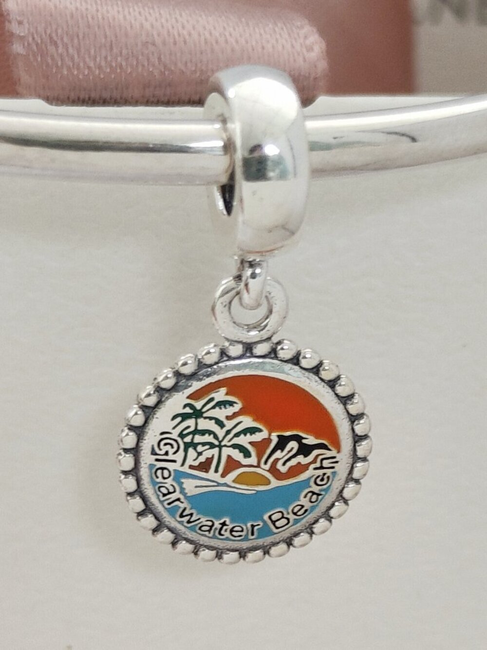 Pandora Clearwater Beach Florida Exclusive Dangle Charm with box